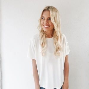 Carly Jean Los Angeles Jess Top - Cream